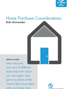 Home Purchase Considerations